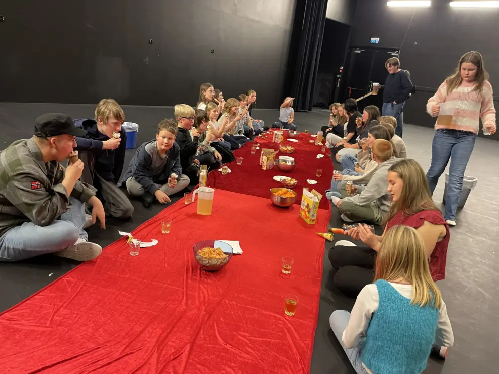 Juleavslutning for Samovarongan