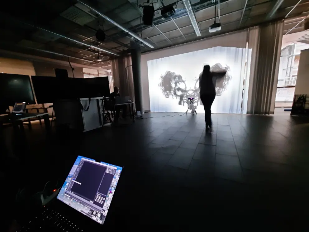 Nikolay på hackIT-workshop i Rovaniemi